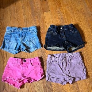 Denim short bundle: Baby Gap, Hanna Andersson